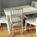 IKEA chairs and table